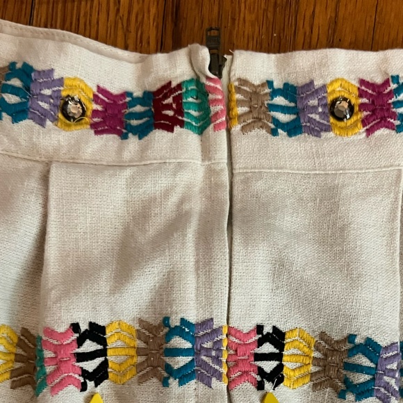 Anthropologie Akemi + Kin Embroidered Detail Skirt - Picture 5 of 5